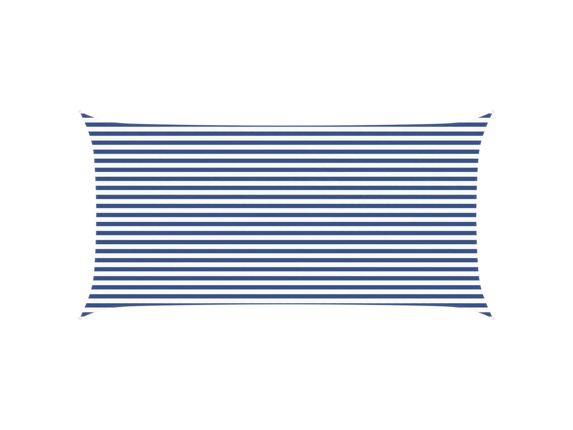 Conjunto 1 Sombra Externa Vidaxl Azul Poliéster (6 X 3 M)