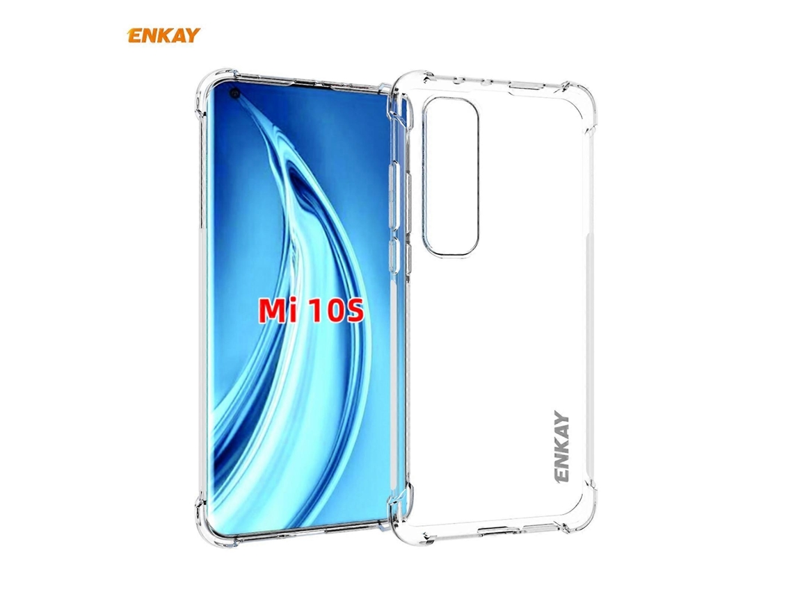 Capa Protetora Transparente De Tpu Macio E Antiderrapante Enkay Para Xiaomi Mi 10s, À Prova De Choque.