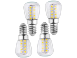 Conjunto De 4 Lâmpadas Led De Baixo Aquecimento Para Geladeira E Máquina De Costura