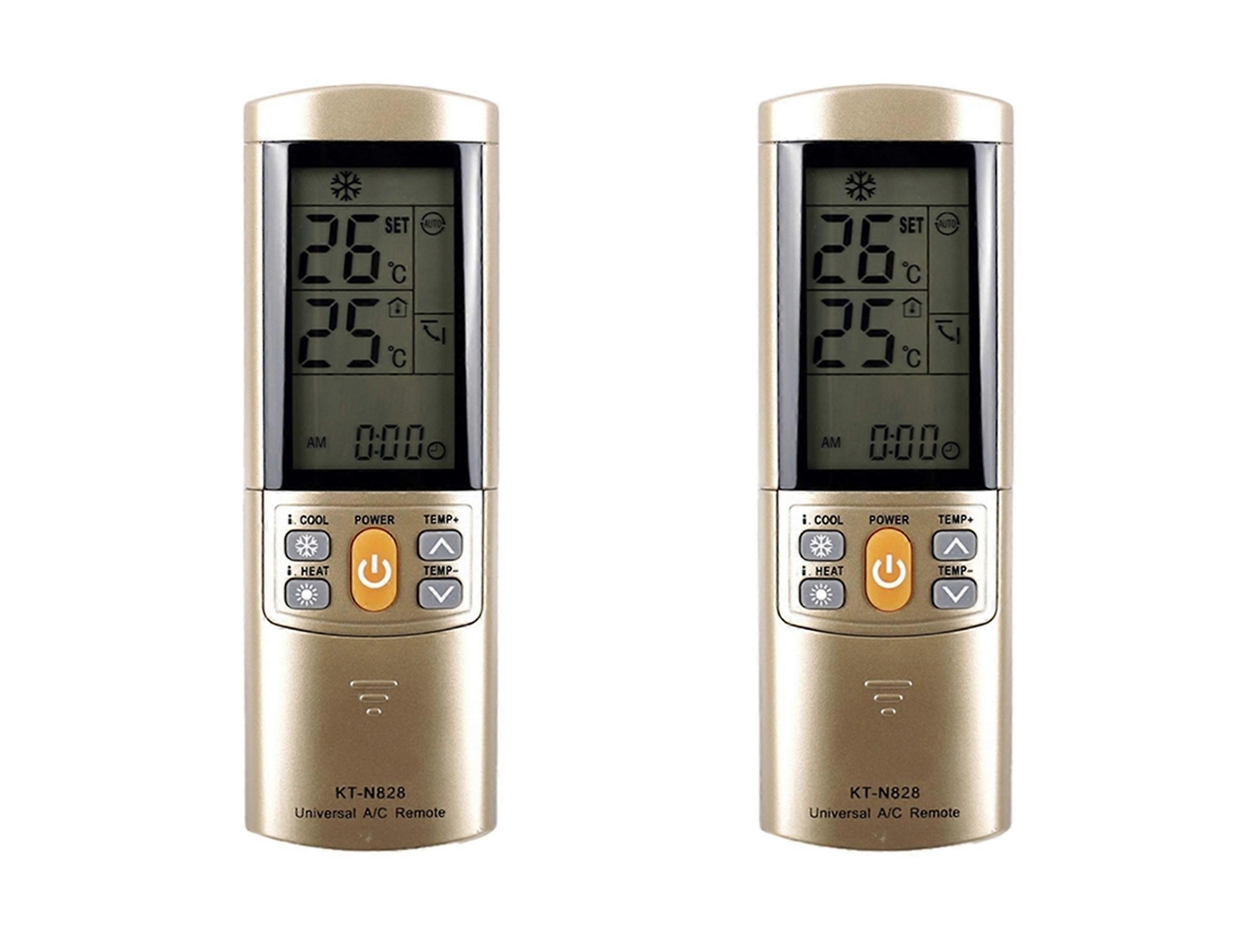 2 Controles Remotos Universais Kt-n828 Para Ar Condicionado - Controle Remoto De Substituição Eficiente