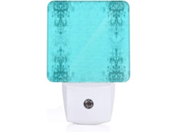Luminária Noturna Led De Tomada Com Sensor Crepuscular Para Corredor,