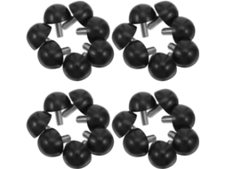 48 Pés Niveladores Ajustáveis Com Parafuso M6x15mm 22mm Para Móveis, Com Almofadas.