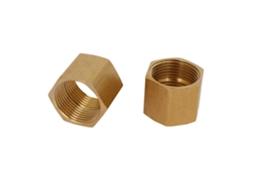 Conexão de Tubo de Latão com Rosca Fêmea Dn25 1bsp, Haste Hexagonal Reta, Porca de Acoplamento, 2 CHABERLU