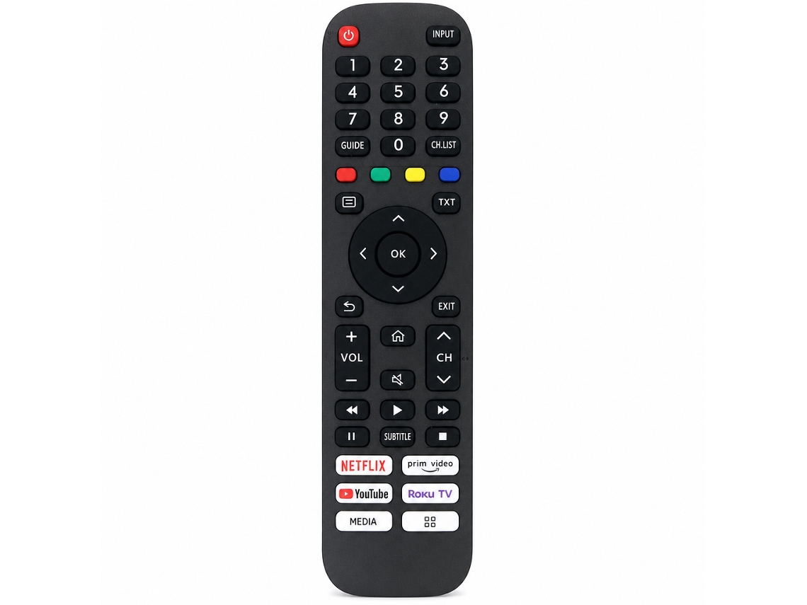 Comando À Distância Para Tv Compatível Com Hisense En2x30h