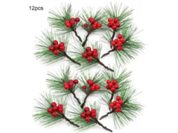 Guirlanda de Natal em vinha artificial com PVC pack com 2 peças LAXISCREED