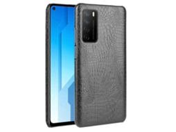 Capa Resistente A Impactos Com Textura De Crocodilo Em Pc + Pu Para Huawei Honor Play4