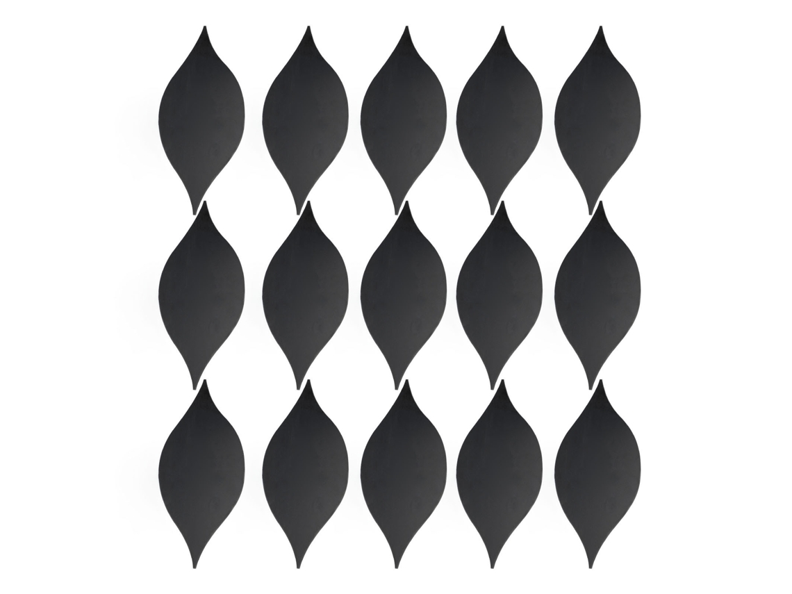 Adesivo de Espelho 3d LAXISCREED 15pcs Preto