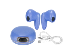 Fones Bluetooth LAXISCREED Cancelamento de Ruído Azul