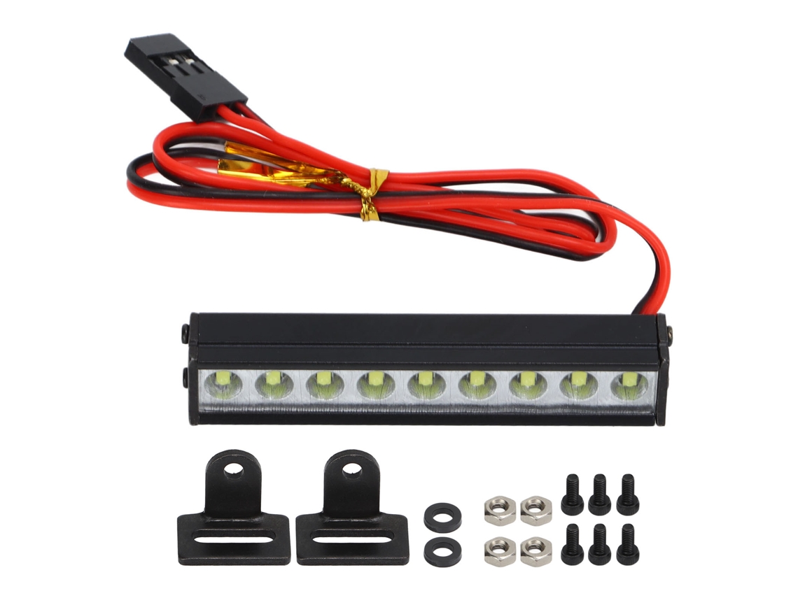 Mali barra de Luz de Teto Led para Carro Rc de Alta Brilho Simulação Acessório para Carro Rc 1/8 1/10 1/12 1/14