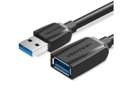 Cabo Extensão Usb 3.0 VENTION Vas-A45-B150/ Usb Macho Usb Fêmea/ 5Gbps/ 1.5M/ Preto
