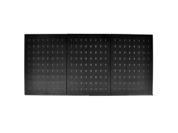 Painel De Ferramenta Vidaxl Preto Metal