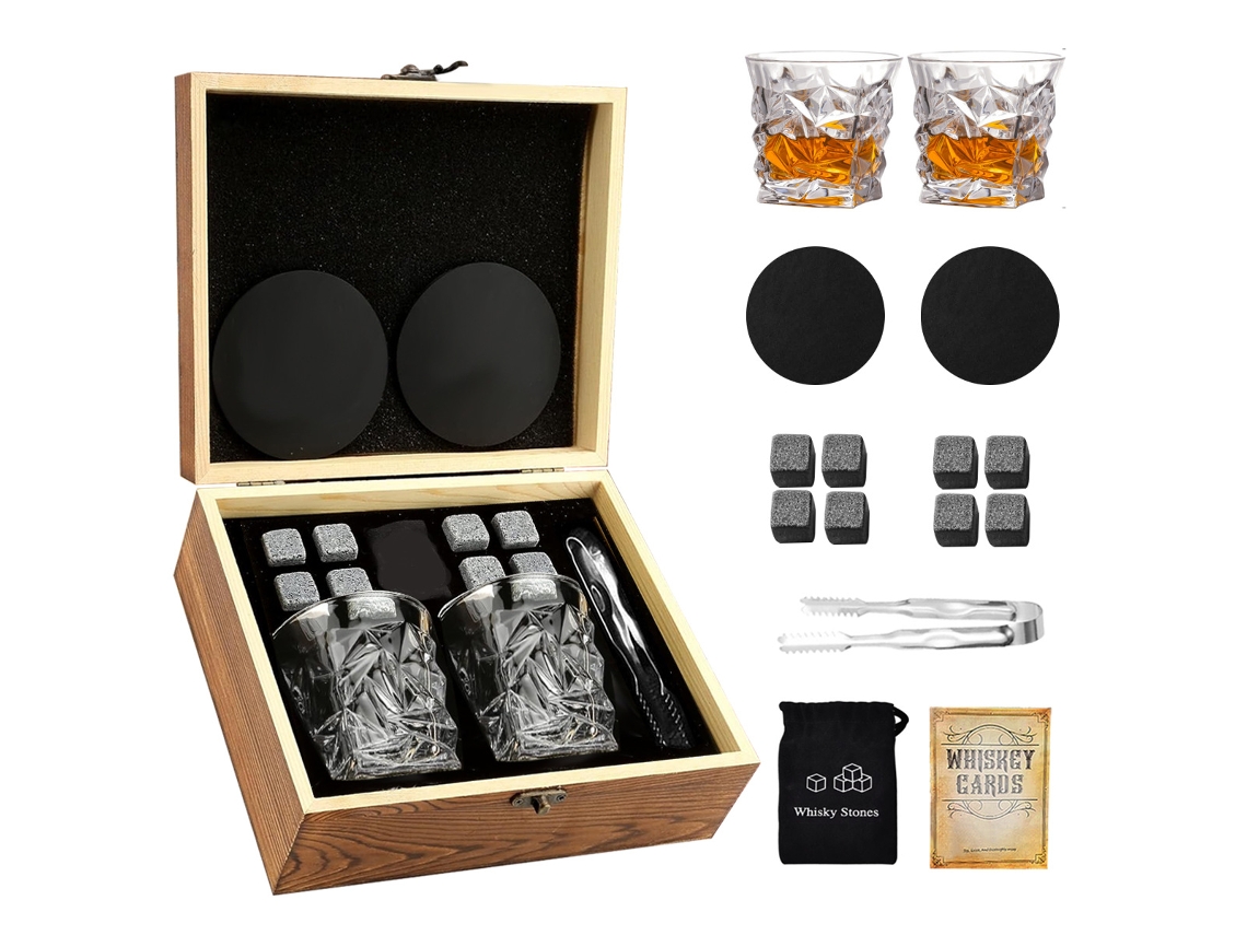 Conjunto de Copos de Whisky Copo Diamante PANOONA