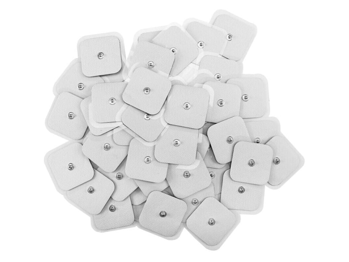 30 Placas De Eletrodos Autoadesivas Para Terapia Muscular E Fisioterapia Tens Jun Aquaforge