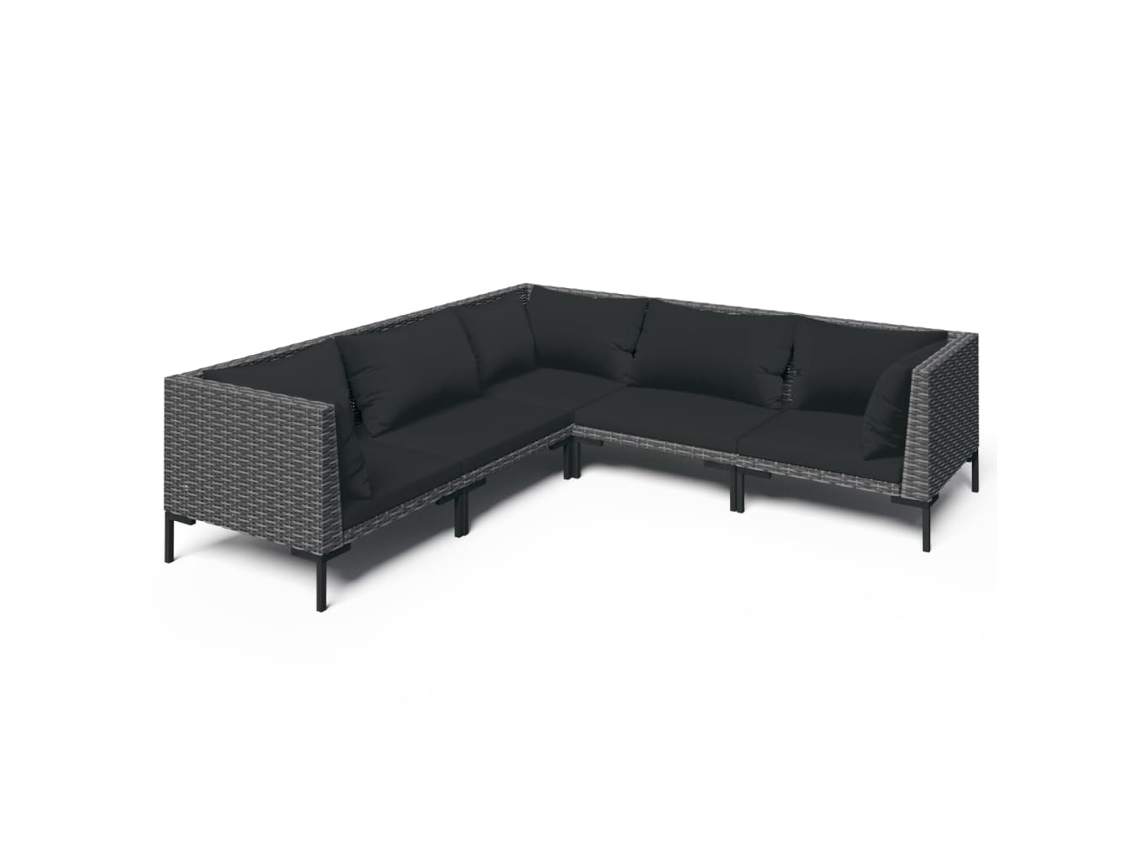 Garden Lounge Set, Garden Lounge Sets Vidaxl Cinzeto Rattan / Vime (n/a)
