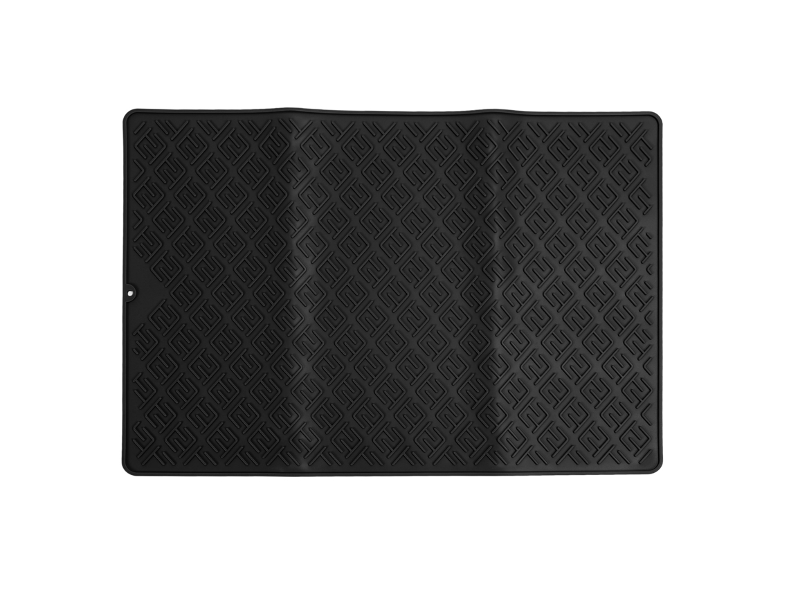 Tapete de silicone para fogão resistente ao calor e água, protetor antiaderente 70x50cm, preto
