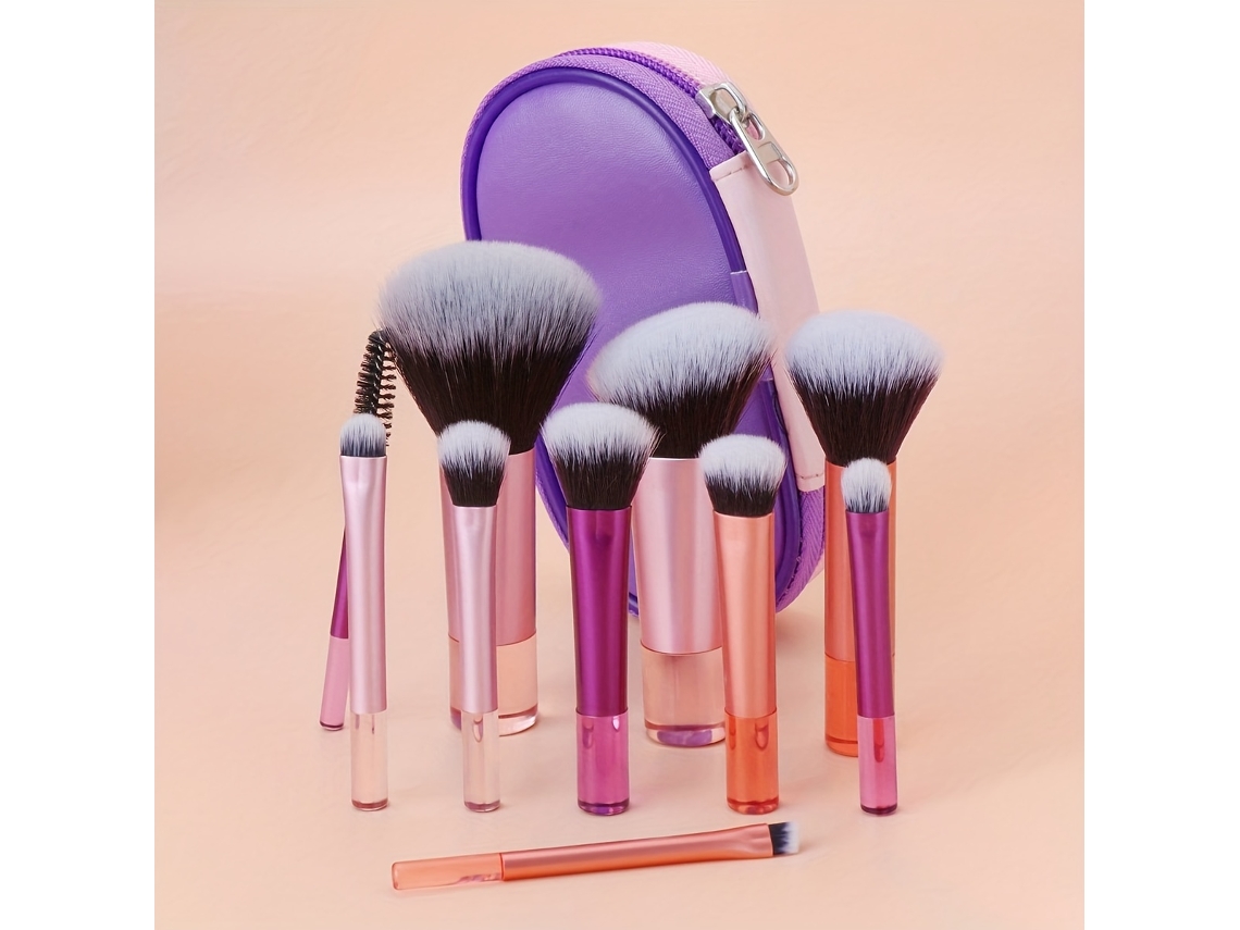 Conjunto de 10 Pincéis de Maquiagem MDUG