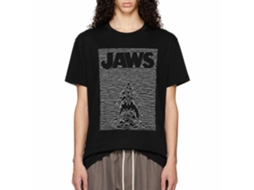 Rockinstone Jaws Movie Jaw Division Black Adult T-shirt Size:xl