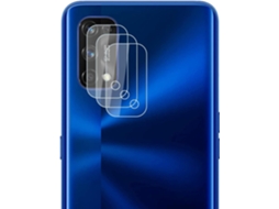 Conjunto de Lentes para Telefone Protetor Filme Proteção para Realme Realme 7 Pro HONGWE. Vidro Temperado (3un)