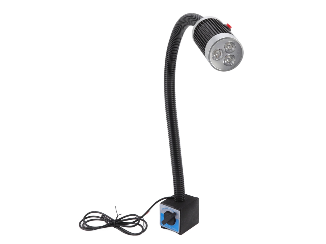 Lâmpada de Trabalho Magnética LED 9W 24V com Pescoço de Ganso | S/MARCA