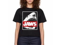 Rockinstone Jaws Movie Red Bar Black Adult T-shirt Size:xxxl