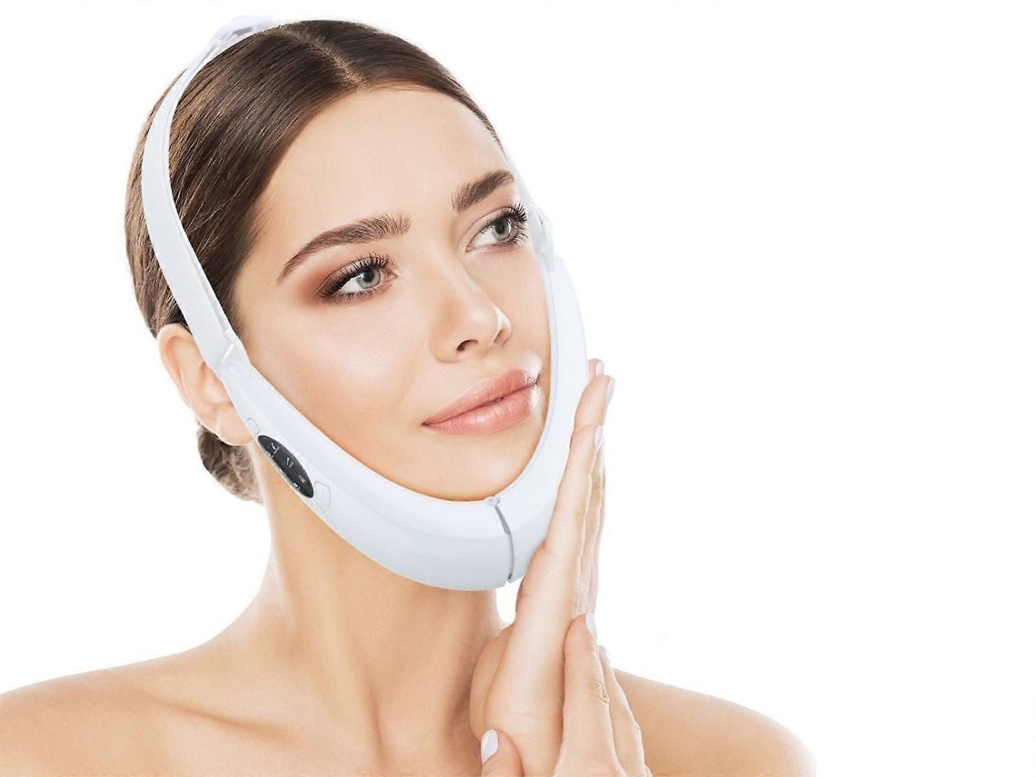 1 Massageador Facial Elétrico em Formato de V para Lifting GOKOCO