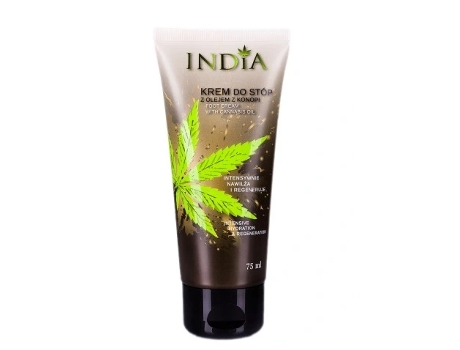 Creme Para Os Pés Com Óleo De Cânhamo 75ml Produto Hidratante Para Os Pés Feito Na Índia India Cosmetics
