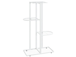 Plant Stand, Plant Stands Vidaxl Branco Metal (43 X 22 X 76 Cm)