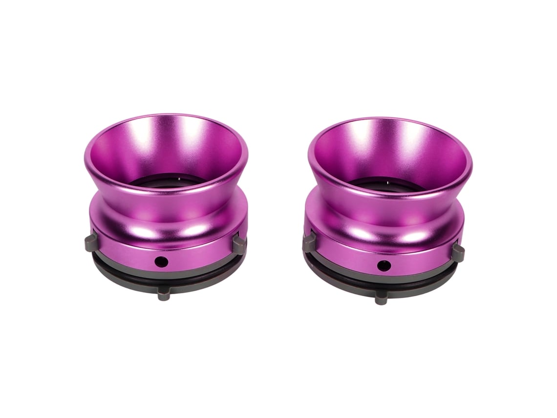 2pcs Adaptadores de Eixo Nab 1/4 10 Polegadas para Reel To Reel Studer Revox B67 Akai Teac Alumínio Roxo