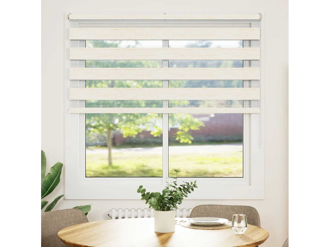 Cortina de Zebra - Persiana 150x150 Cm Largura do Tecido 145,9cm Poliéster HARLANV1