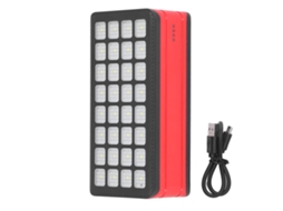 Bateria portátil 50000mAh 32 LEDs com 4 USB, 3 modos de luz para acampamento e piquenique | S/MARCA