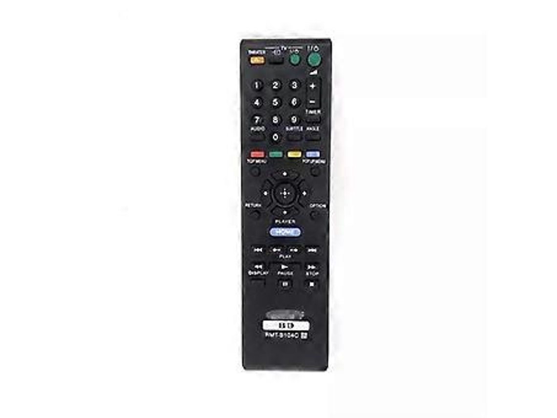 Novo Controle Remoto De Substituição Rmt B104c Para Reprodutor De Blu Ray Dvd Bd Sony Rmt B104p Aquaforge