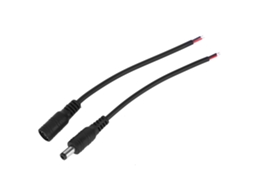 Laxiscreed Pack De 5 Conjuntos De Conectores Adaptadores Dc 5.5x2.1mm Com Cabos