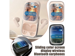 Fones De Ouvido Bluetooth Sem Fio Com Tela Colorida Deslizante E Redução De Ruído Ly Ebike