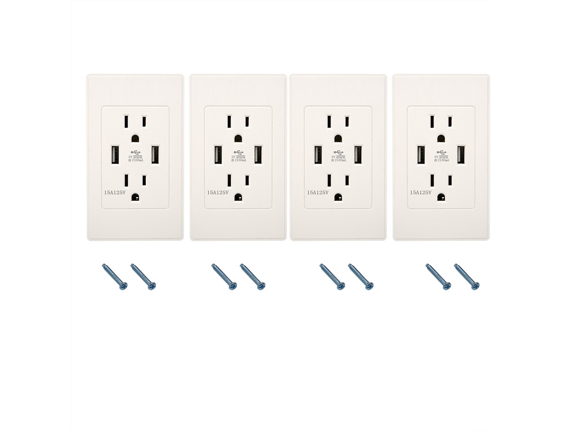 Tomada Padrão Dos Eua Com Painel Escovado E Alta Corrente Da Marca Laxiscreed Para Pcs