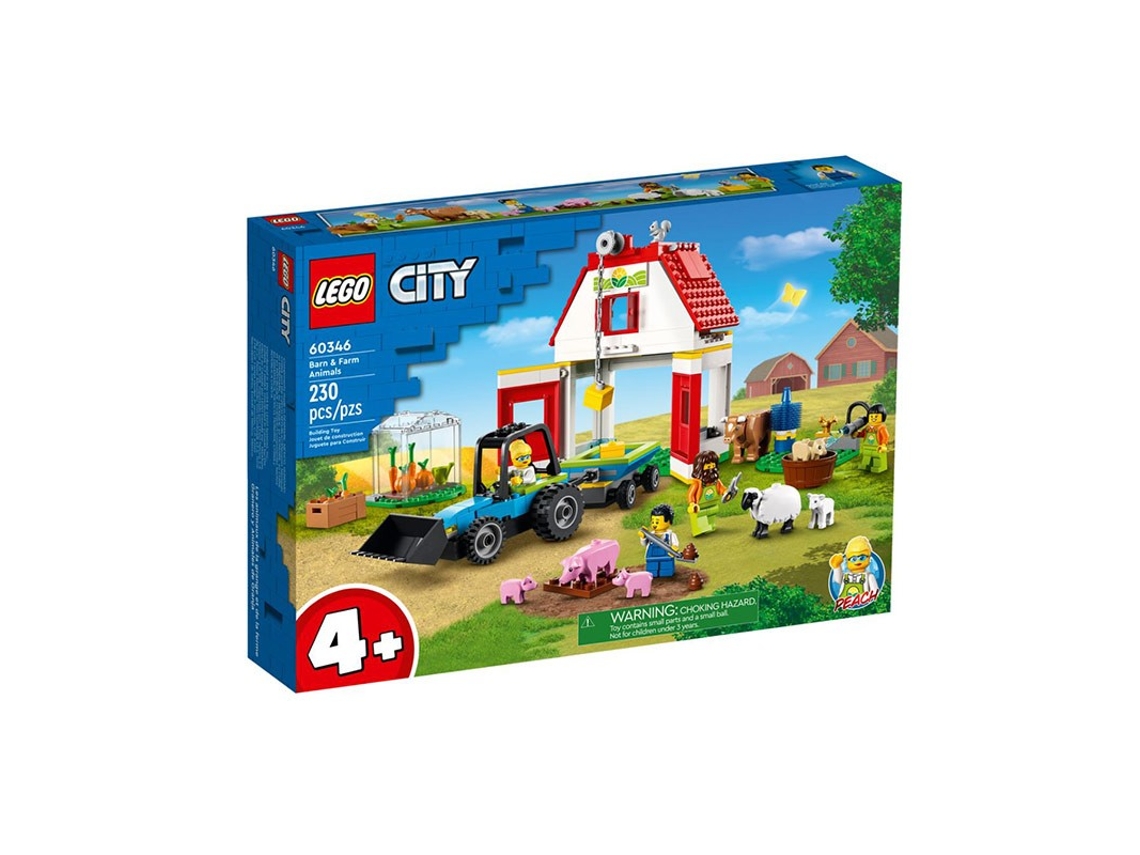 LEGO City Granero Y Animales de Granja Idade Minima Recomendada 4 anos 230 Pecas Worten.pt