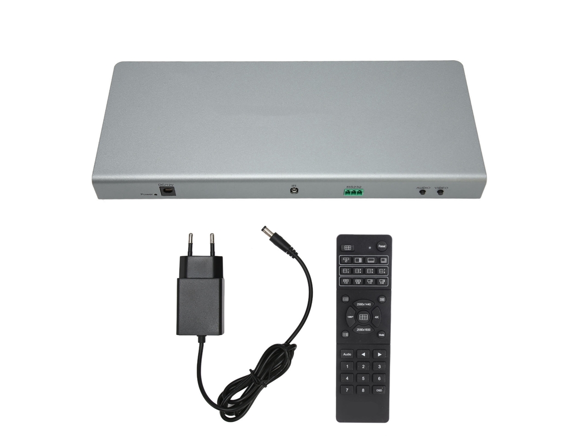 Interruptor Multi visão Hdmi LAXISCREED 4k 8 Telas
