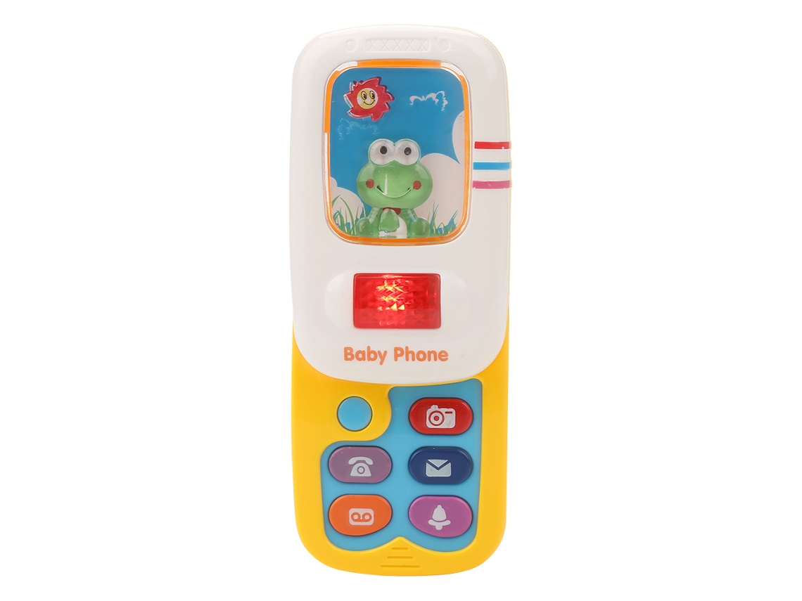 Mali brinquedo Celular Musical para Bebê com Luz e Sons Educativo Brincadeira Simulação