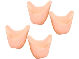 Protetores De Silicone Valiclud Para Os Dedos, Ideais Para Sapatilhas De Ponta Balé E Rotinas Dança, Pacote Com 4 Unidades