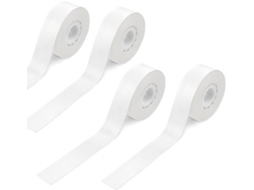 Etiquetas De Adesivo 4 Fios - 15 Mm X 4 M - Impressão Térmica - Etiquetas - Impermeáveis - Adesivas - Removíveis
