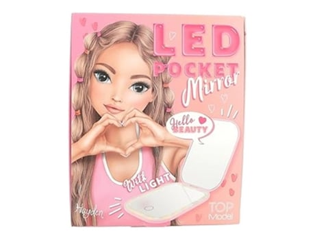 Espelho LED dobrável Depesche Topmodel Beauty And Me Rosa 0013502 Depeschep25pn