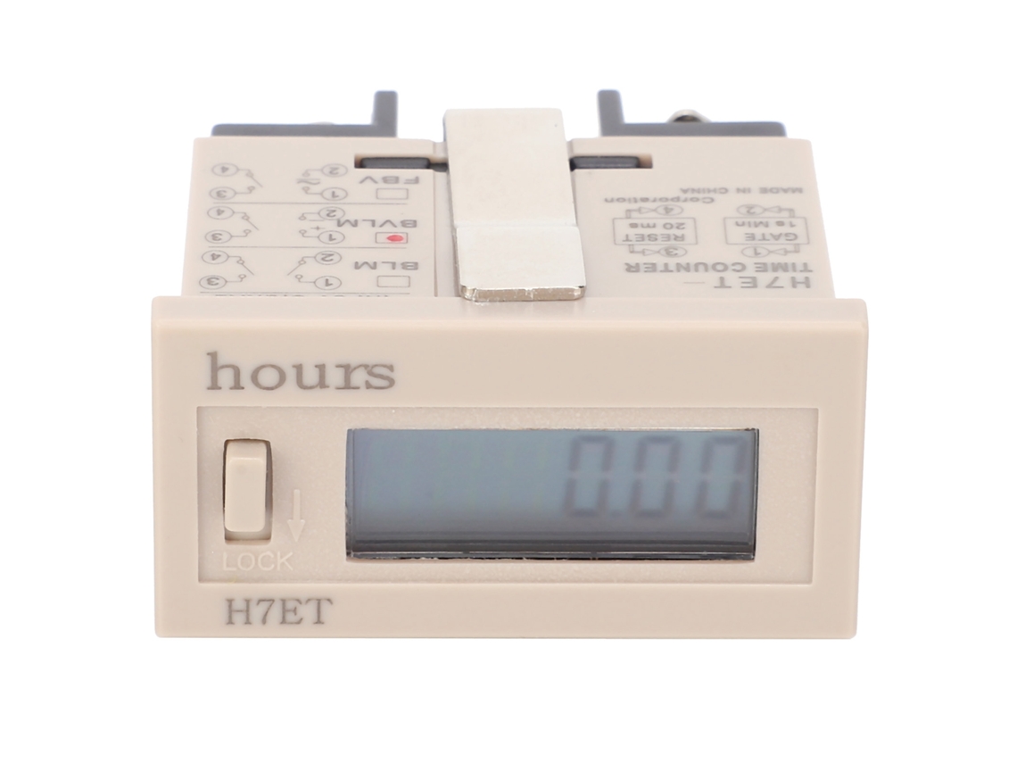 Contador Eletrônico Industrial H7et Com Bateria Integrada E Tela Lcd De 6 Dígitos Resetável