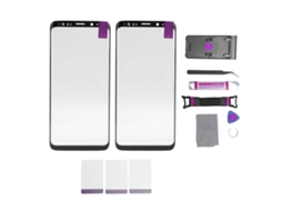 Capa de couro com blocos de cor para iPhone 12 Pro EOOCOO