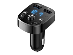 Transmissor Fm Bluetooth Veicular, Usb, Carga Rápida, Mãos-livres