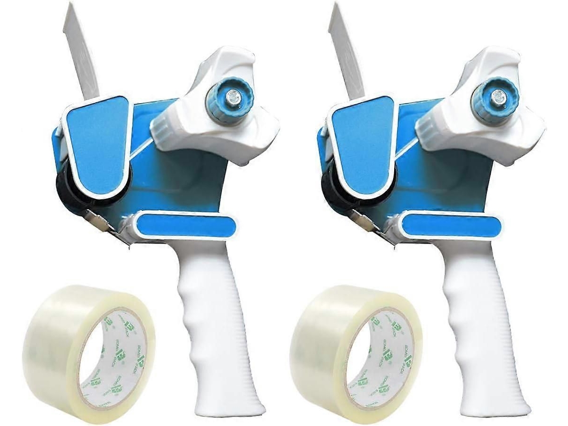 Dispensador de Fita Adesiva para Embalagem, Fita Transparente Hd, Fita Adesiva Resistente para Embalagens. GOKOCO