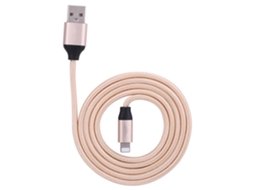 Cabo de Dados Apple Cagabi Gold EOOCOO, transferência rápida e carregamento