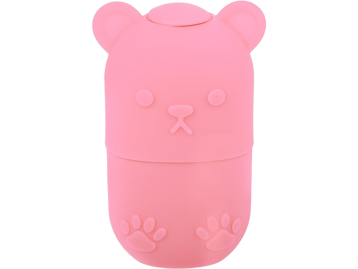 Massageador Facial Multifuncional De Silicone Leve Com Suporte Para Cubos De Gelo Para Massagem Facial.