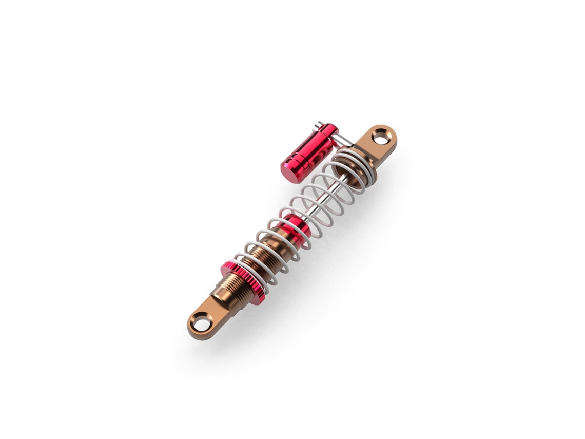 Amortecedor Hidráulico De Metal Atualizado 4 Peças 1205 Bz01 Para Sg Pinecone Forest 1205 1/12 Rc Modelos De Veículos Peças De Reposição