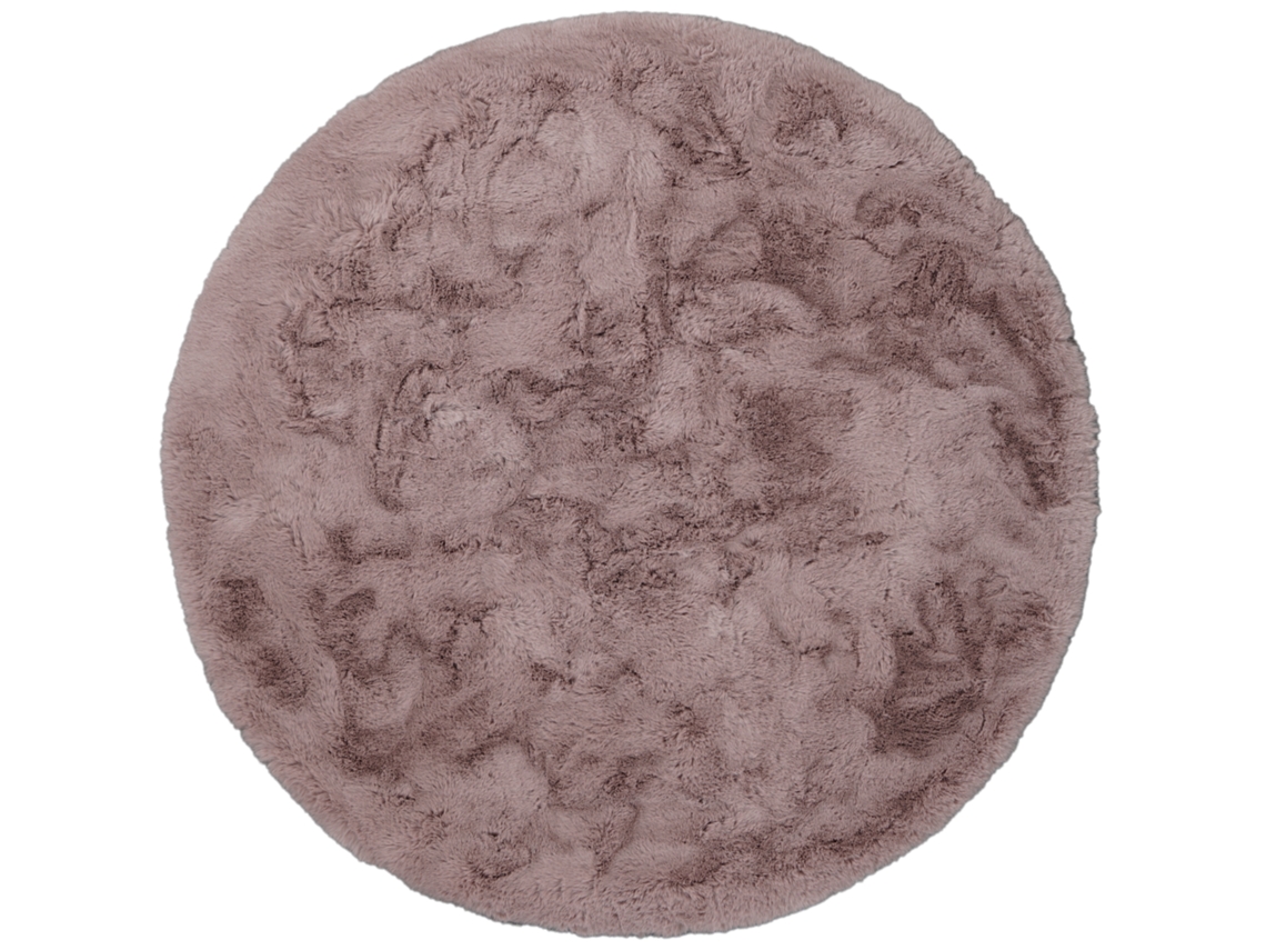 Consilio Concept Tapete De Pele Sintética Cloud Super Soft 120x120 Cm Rosa
