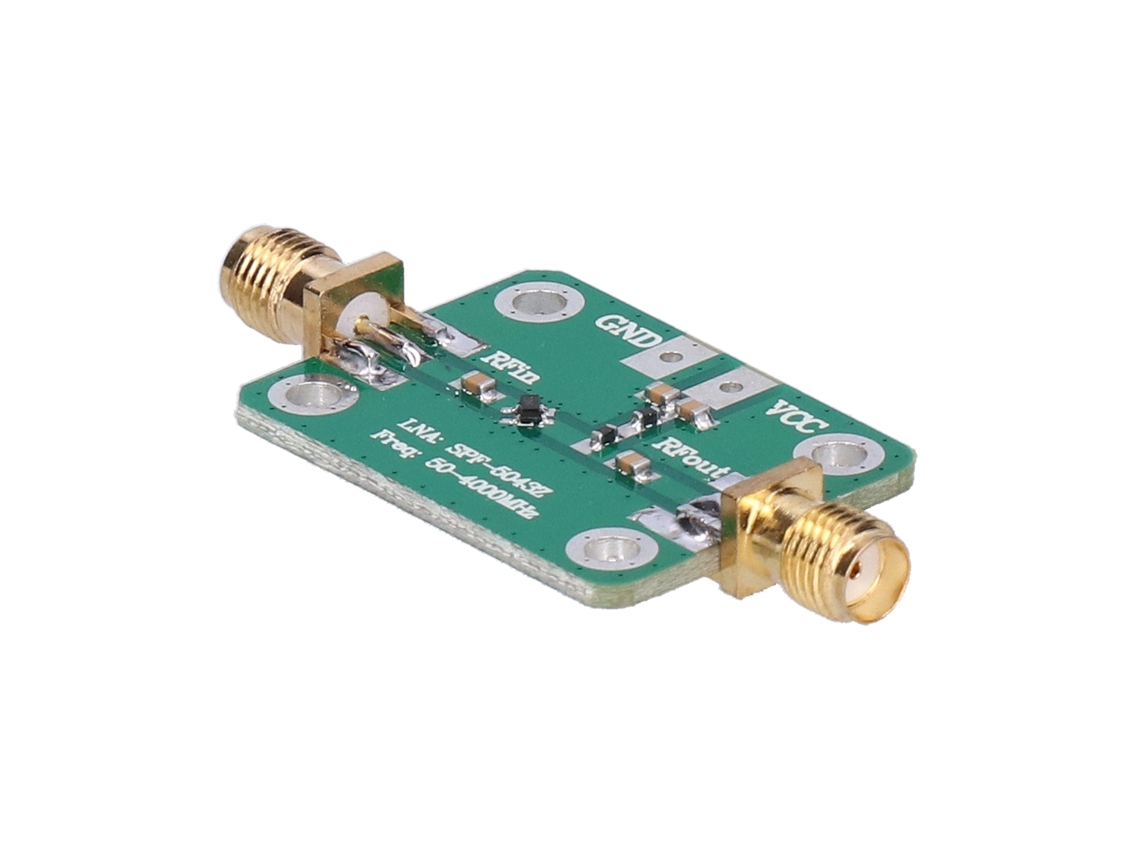 Laxiscreed Módulo Amplificador Rf 50-4000mhz Com Baixo Ruído Para Micro-ondas