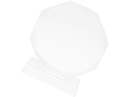 Troféu Octogonal De Cristal De 200 Mm, Prêmio De Pé, Placa Comemorativa Em Branco Para Premiações.